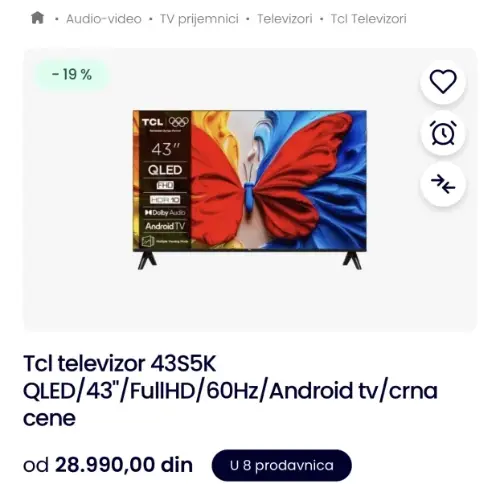 televizor TCL